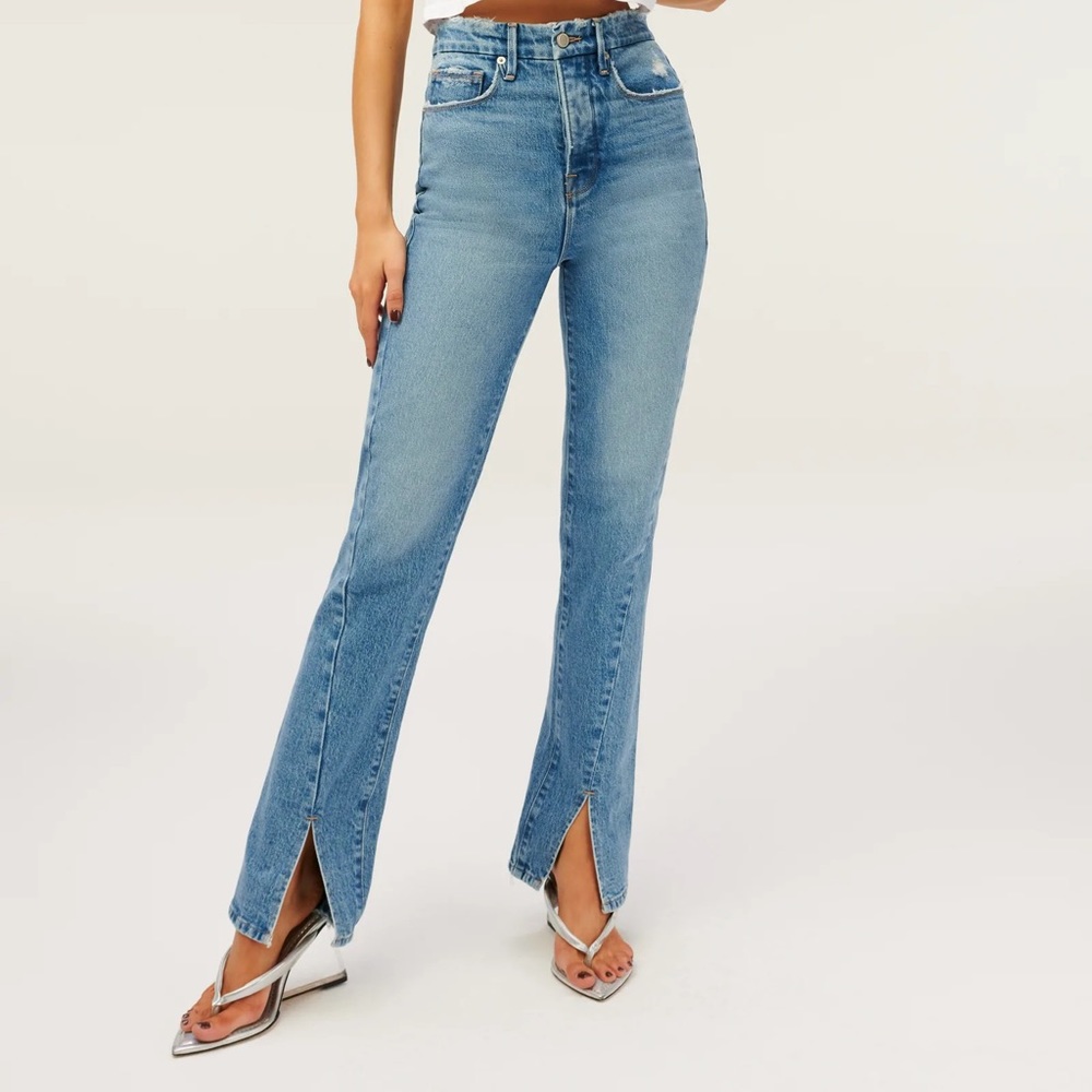 GOOD BOY LONG TWISTED SLIT GOOD AMERICAN